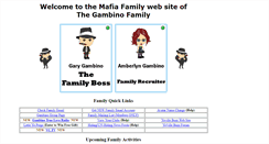 Desktop Screenshot of gambinofamily.info
