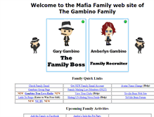 Tablet Screenshot of gambinofamily.info